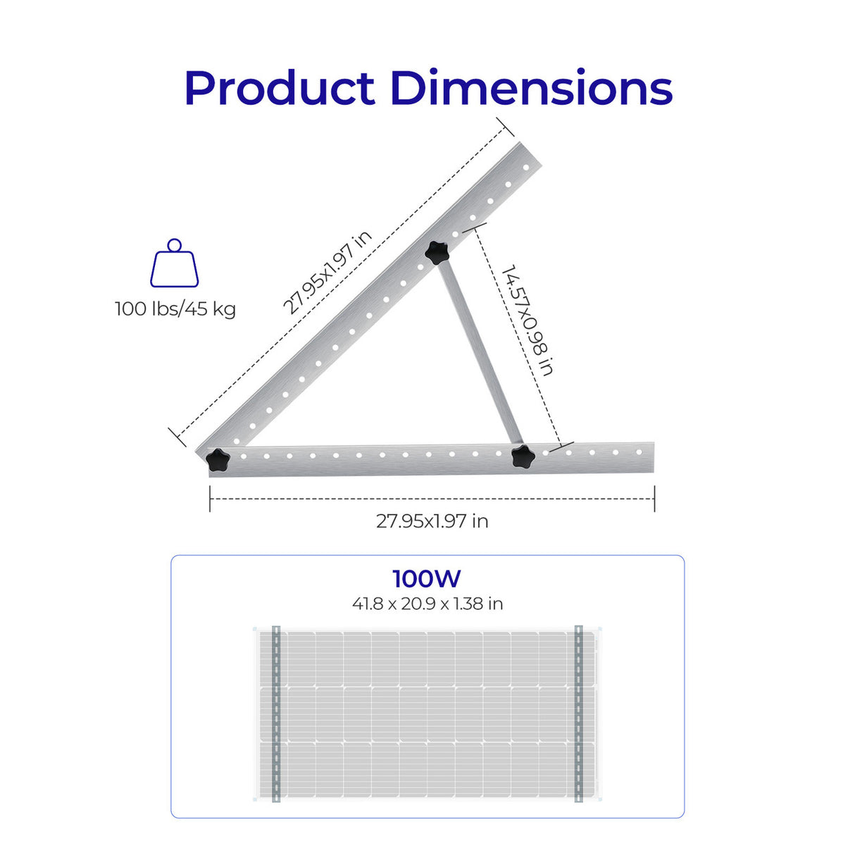 RV Tilt Mount Brackets