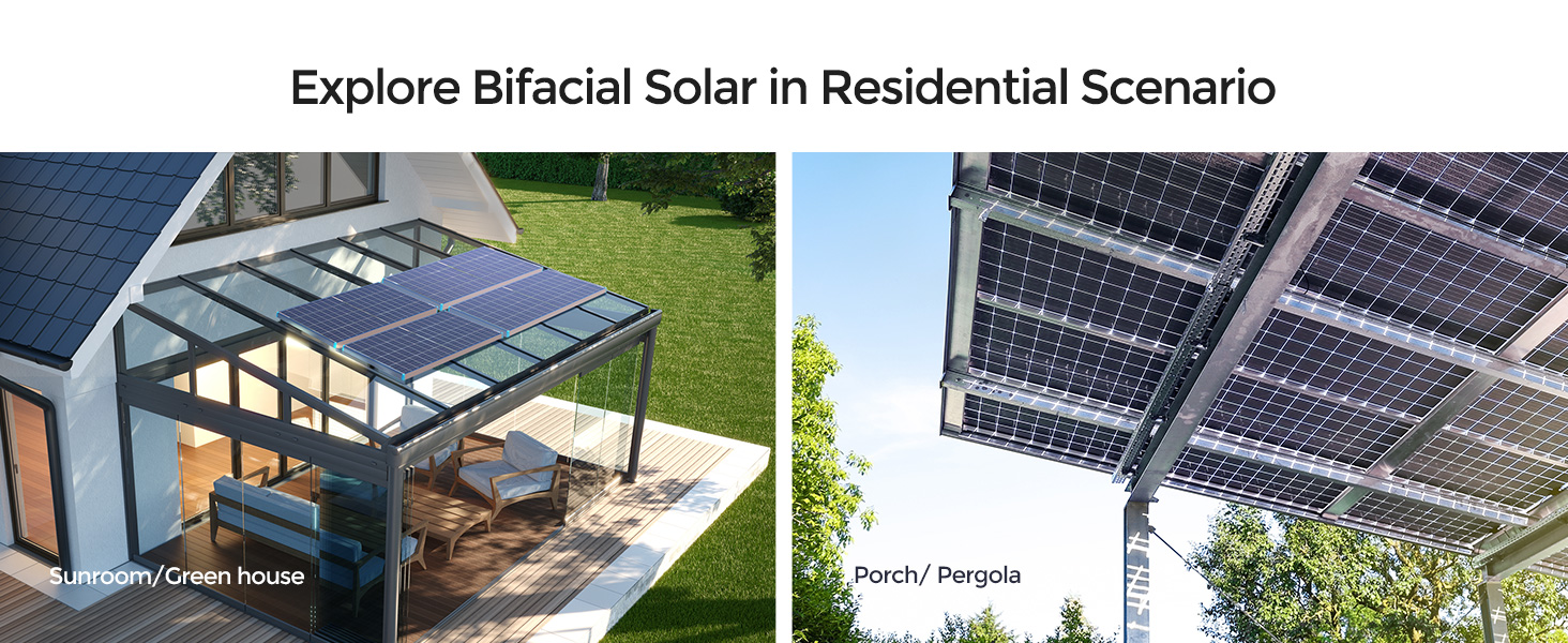 Bifacial 115 Watt 12 Volt Monocrystalline Solar Panel