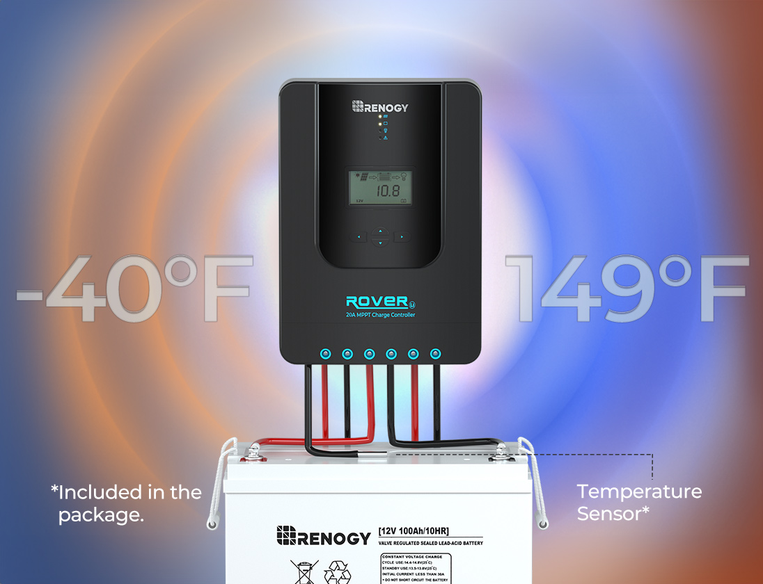 Renogy Li Rover 40 Amp MPPT Solar Charge Controller | Renogy Solar