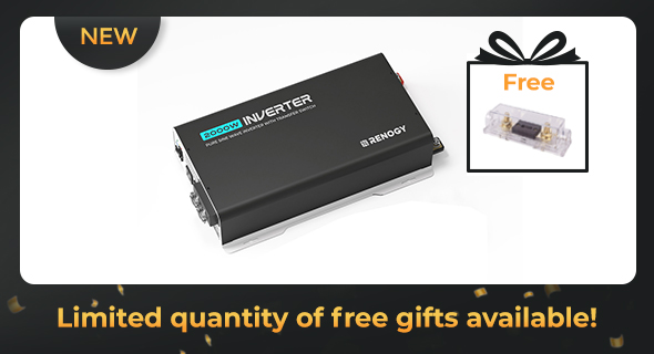 3000 watt 12 volt pure sine wave inverter with free gifts on Renogy Black Friday